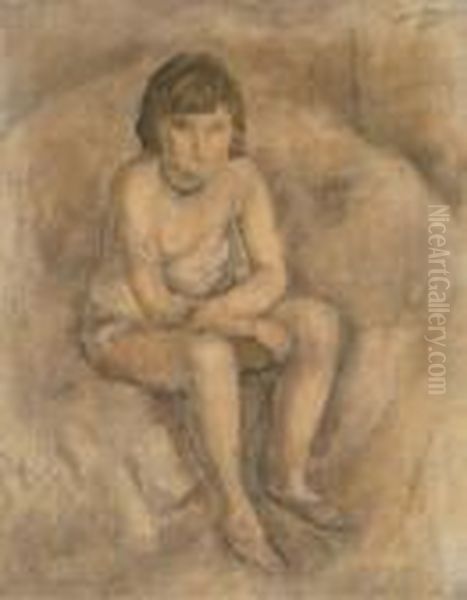 Jeune Femme Assise - view 1