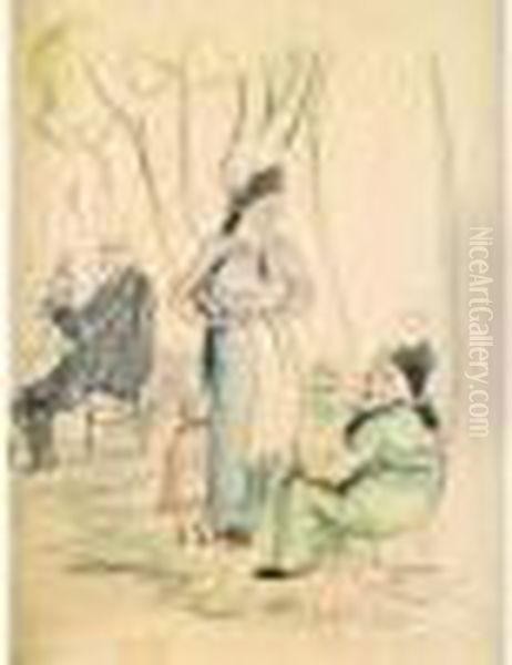 Personnage Dans Un Parc - view 1
