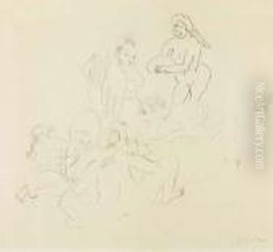 Femme A Sa Toilette by Jules Pascin