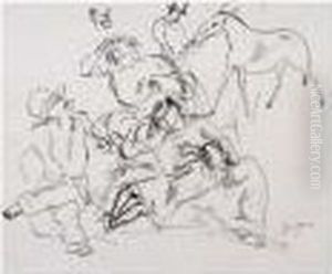 La Sieste by Jules Pascin