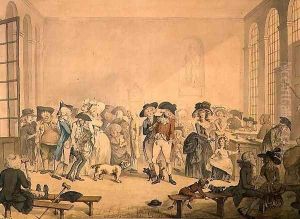 The Pump Room, Bath by Humphry Repton
