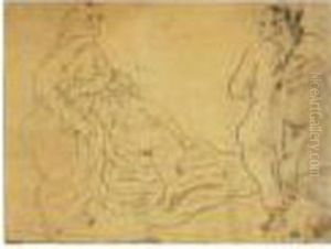 Amour Et Deux Femmes by Jules Pascin
