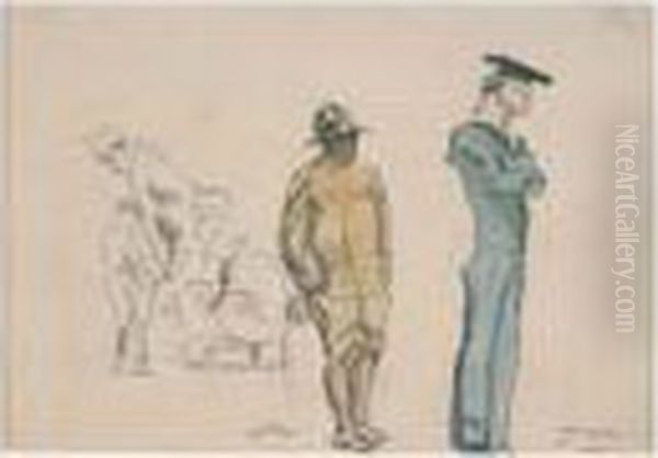 East River, Circa 1918 - view 1