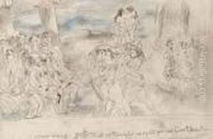 Histoire Antique: Socrate Et Ses Disciples, Conspues Par Les Courtisanes by Jules Pascin