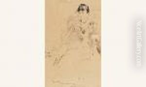 Portrait De Madame Henri Laurens by Jules Pascin