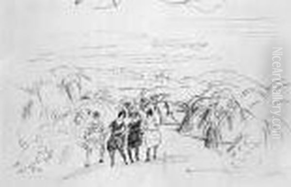 Femmes En Promenade En Algerie - view 1