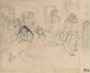 Soeurs De Monelle by Jules Pascin