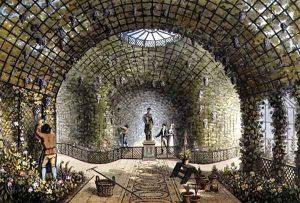 The Vinery, from Fragments on the Theory and Practice of Landscape Gardening, pub. 1816 by Humphry Repton