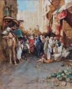 Rue Animee by Alberto Pasini