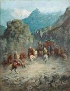 The Caravan by Alberto Pasini