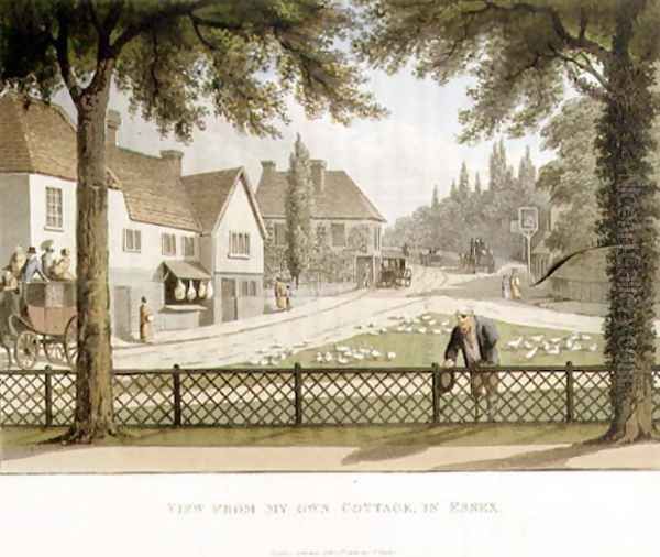 View from My Own Cottage in Essex Before from Fragments on the Theory and Practice of Landscape Gardening, pub. 1816 - view 1