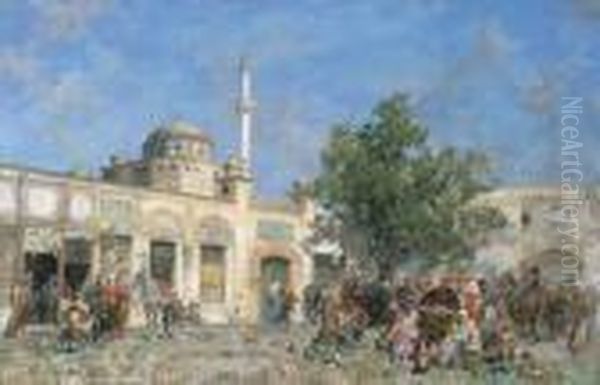 Il Mercato Di Costantinopoli, Presso Le Mura: The Market Ofconstantinople - view 1