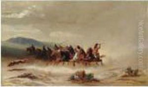 Caccia Al Leone by Alberto Pasini