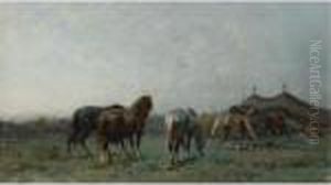 An Arab Encampment by Alberto Pasini