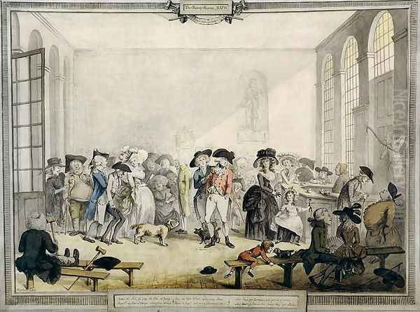 Taking the Waters at the Pump Room, Bath, 1784 - view 1