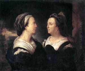 Portrait of the Artist's Mother 1695 by Hyacinthe Rigaud