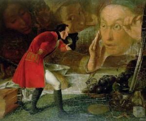 Gulliver Exhibited to the Brobdingnag Farmer by Richard Redgrave