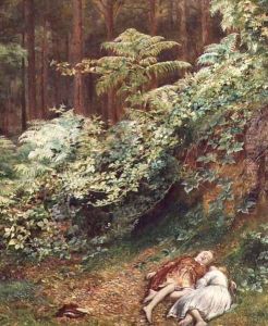 The children in the wood-morning by Richard Redgrave