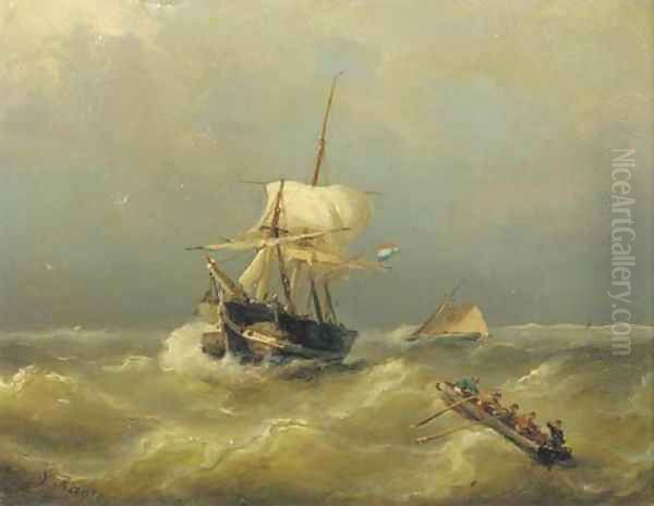 Shipping on choppy waters - view 1