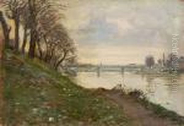 Fiume Con Ponte - view 1