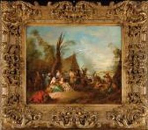 Les Rejouissances Du Camp by Jean-Baptiste Joseph Pater