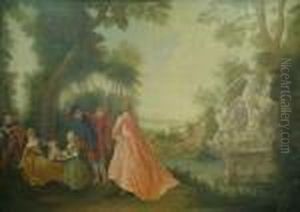 Fete Galante by Jean-Baptiste Joseph Pater