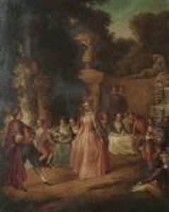 A Fete Champetre by Jean-Baptiste Joseph Pater