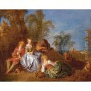 Fete Champetre by Jean-Baptiste Joseph Pater