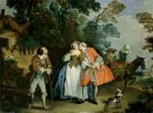 Le Baiser Donne (illustration Zu
Einer Erzahlung Aus Den "contes Et Nouvelles En Vers" Des Jean De
Lafontaine). - view 1