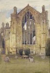 Melrose Abbey, Roxburghshire