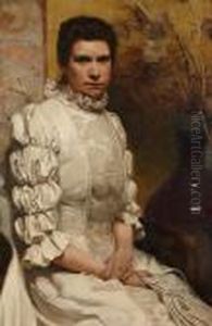 Eliza In Her Wedding Dress