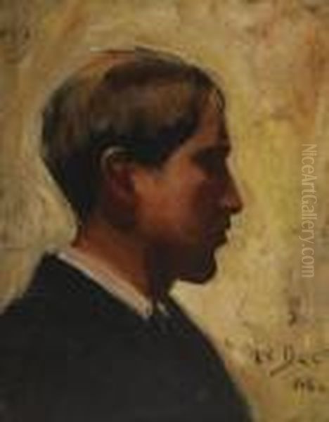 Self Portrait In Profile - view 1