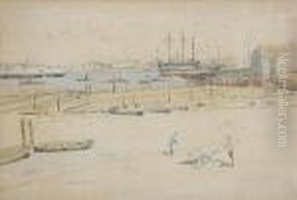 Study For 'hms Victory At Portsmouth - view 1