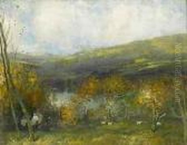 Landschaft Mit Dem See Von Moniaive In Nithsdale - view 1
