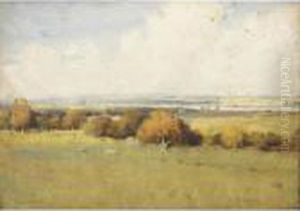 A Dumfriesshire Meadow, Kirkconnel by James Paterson