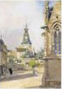 Place Saint Sauveur, Dinan - Early Morning