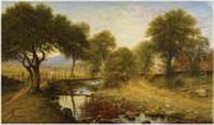Summer Evening At Penlester, Arran by Waller Hugh Paton