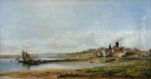 A View Of Guardbridge by Waller Hugh Paton