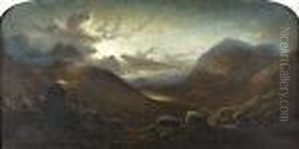 Deer In The Gloaming - view 1