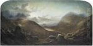 Evening, Looking Towards The Isle Of Rhum by Waller Hugh Paton
