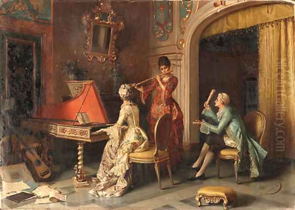 The music lesson - view 1