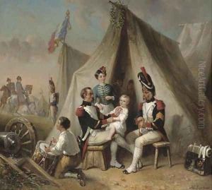 In Napoleon's camp awarding a medal