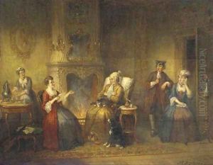 Reading the letter by Hendricus Engelbertus Reijntjens
