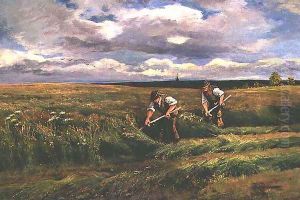 The Hay Harvest by Arthur Walker Redgate