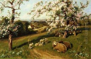 Spring, one of a set of the four seasons by Arthur Walker Redgate