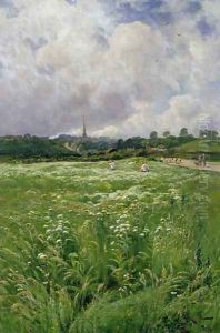 Haymaking by Arthur Walker Redgate