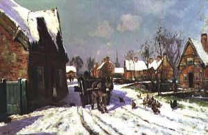 Winter, one of a set of the four seasons by Arthur Walker Redgate