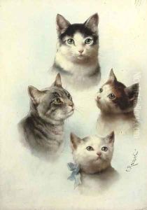 Cute cats by Carl Reichert