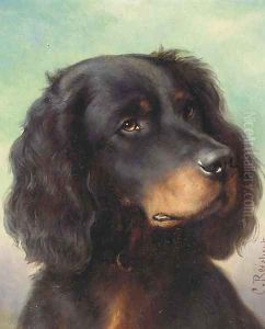 A Gordon setter by Carl Reichert