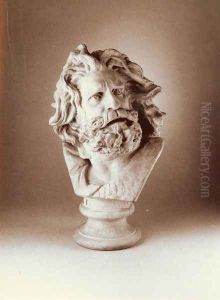 Head of the Old Warrior by Francois Rude